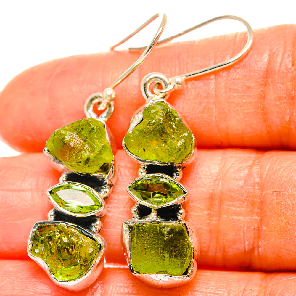 Peridot Earrings handcrafted by Ana Silver Co - EARR426352
