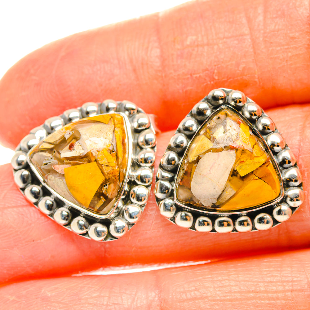 Brecciated Mookaite Earrings handcrafted by Ana Silver Co - EARR426363