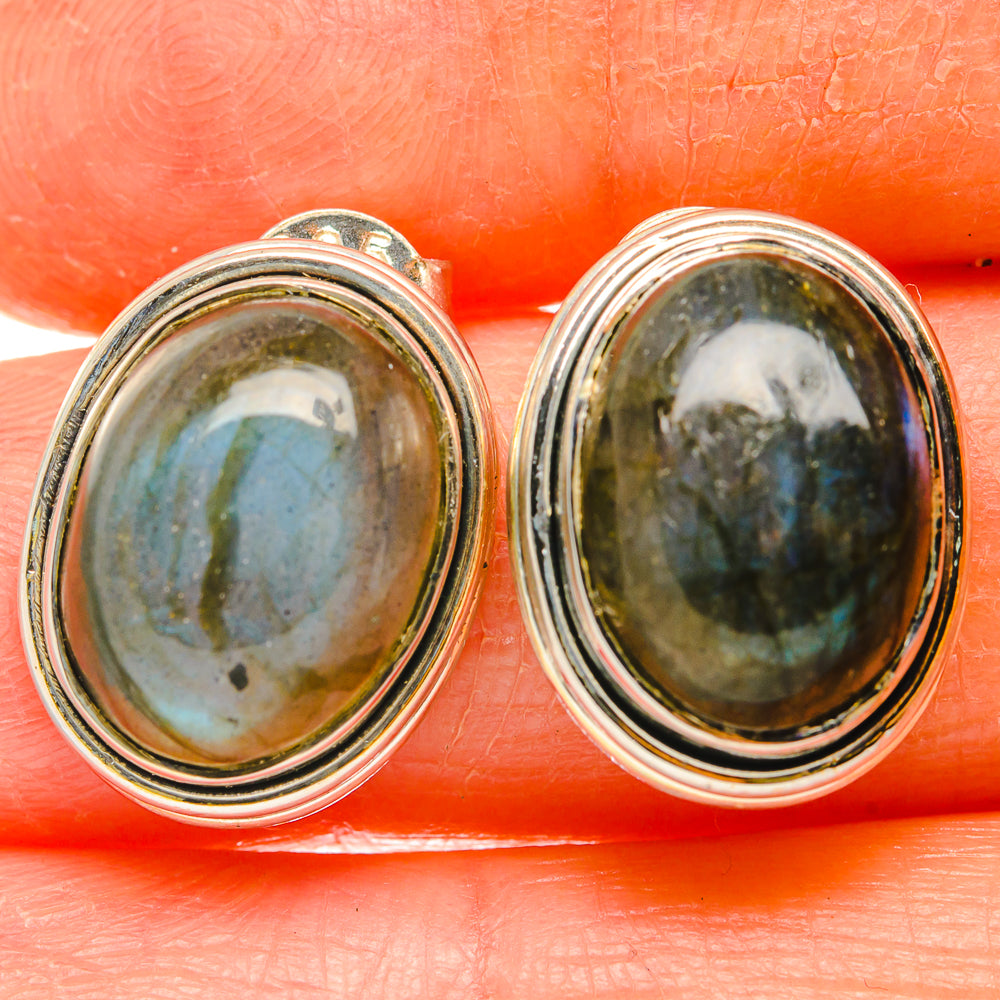 Labradorite Earrings handcrafted by Ana Silver Co - EARR426365