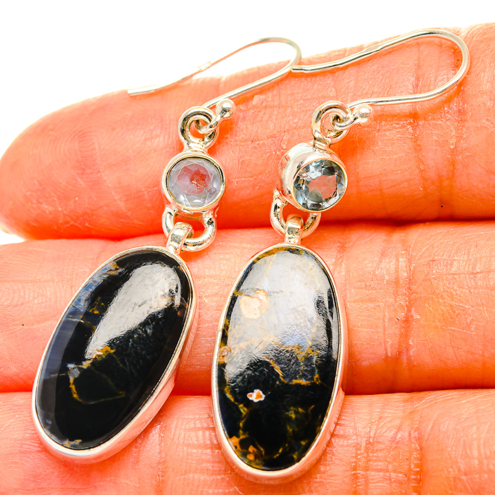 Pietersite Earrings handcrafted by Ana Silver Co - EARR426366