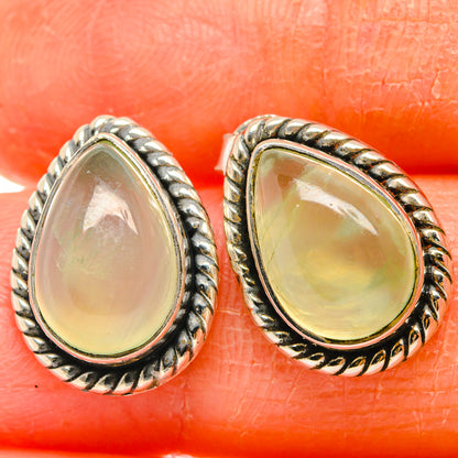 Prehnite Earrings handcrafted by Ana Silver Co - EARR426368