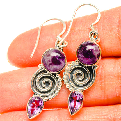 Amethyst Earrings handcrafted by Ana Silver Co - EARR426369