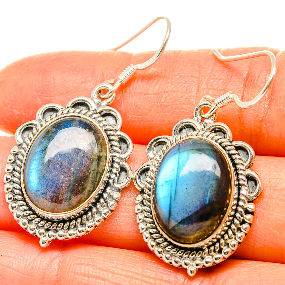 Labradorite Earrings handcrafted by Ana Silver Co - EARR426373
