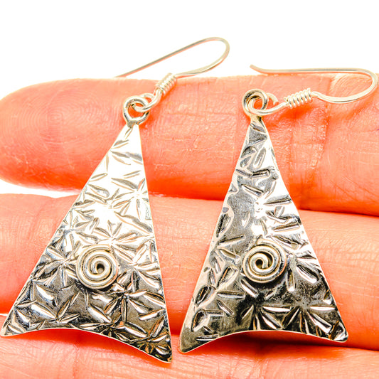 Engraved Earrings handcrafted by Ana Silver Co - EARR426374