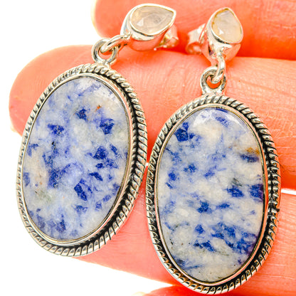 Sodalite Earrings handcrafted by Ana Silver Co - EARR426379
