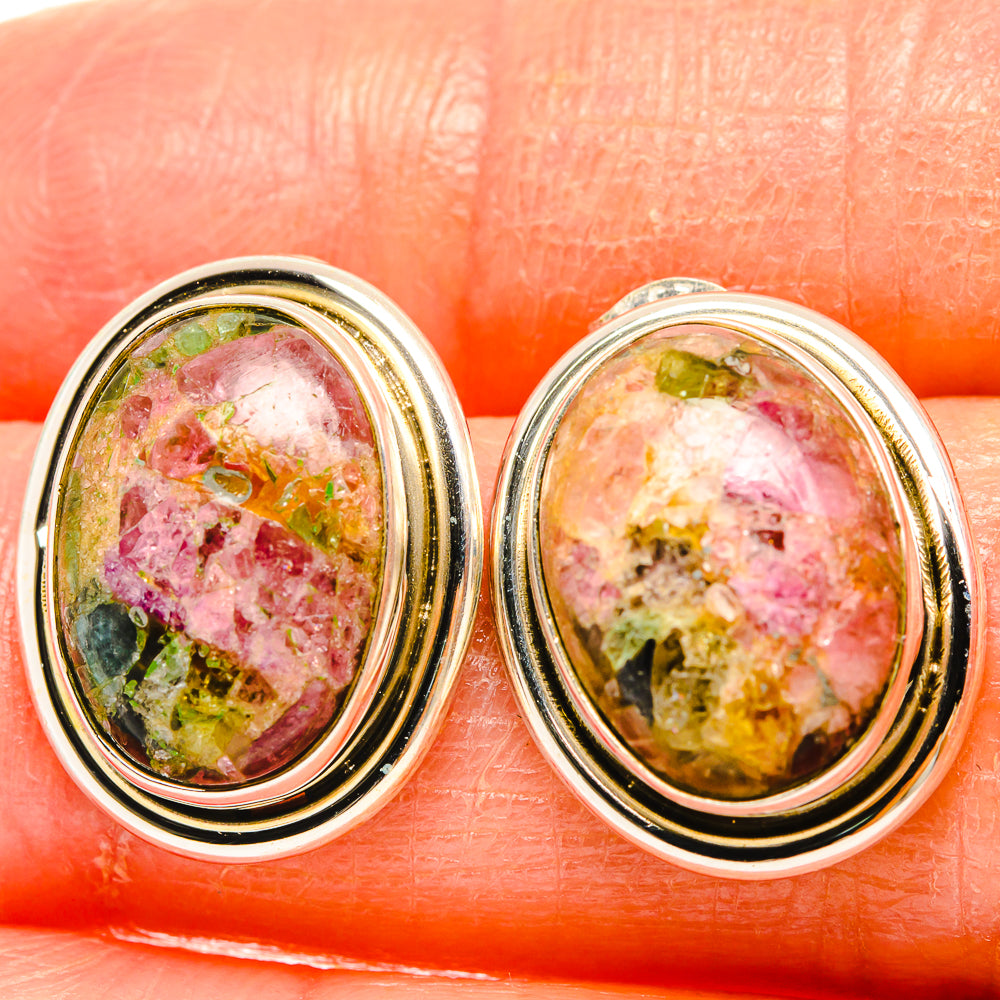 Tourmaline Earrings handcrafted by Ana Silver Co - EARR426389