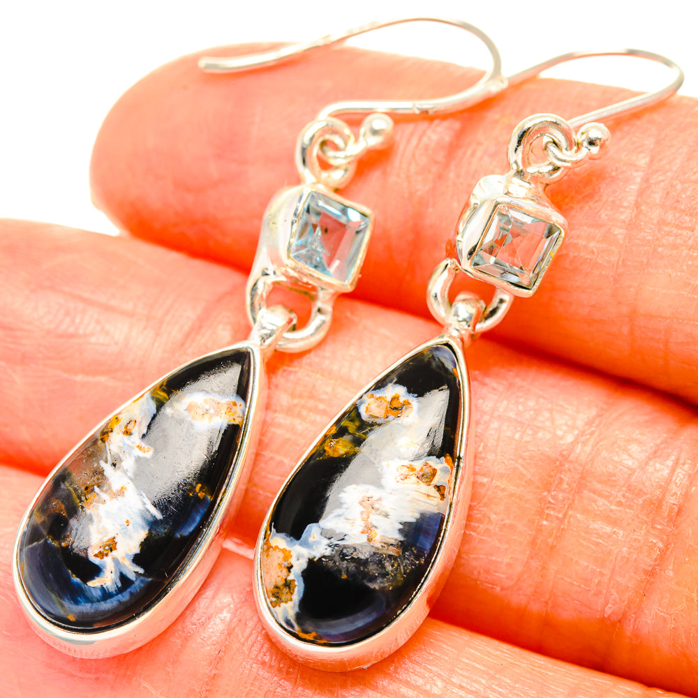 Pietersite Earrings handcrafted by Ana Silver Co - EARR426394