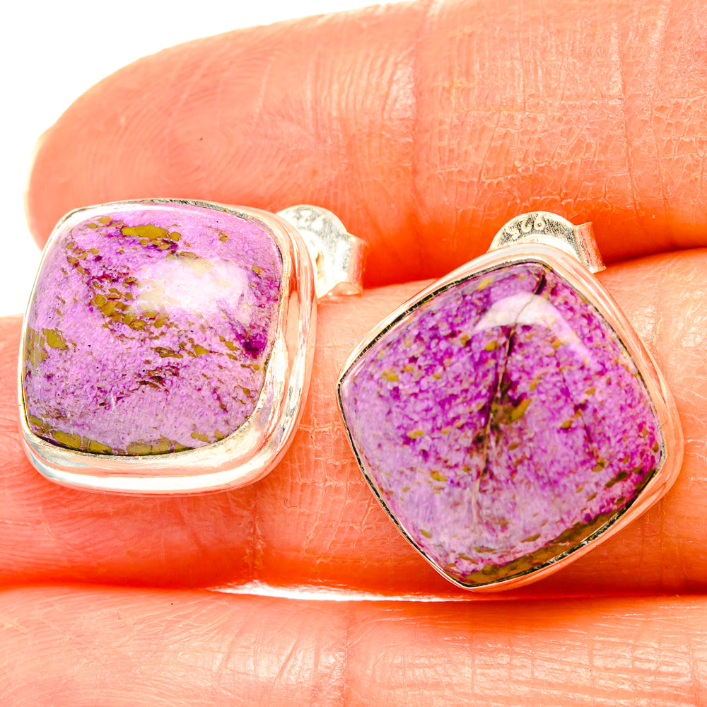 Stichtite Earrings handcrafted by Ana Silver Co - EARR426407