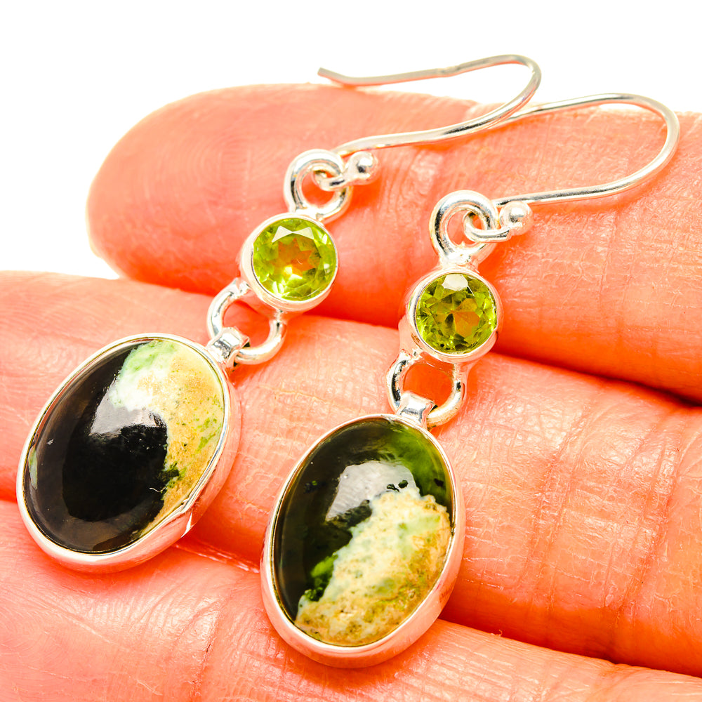 Rainforest Opal Earrings handcrafted by Ana Silver Co - EARR426409