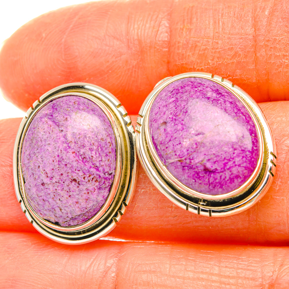 Stichtite Earrings handcrafted by Ana Silver Co - EARR426410