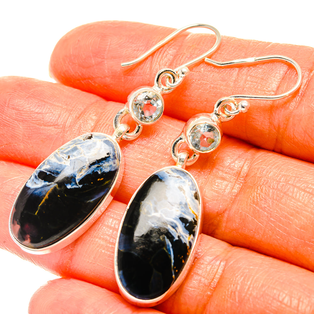 Pietersite Earrings handcrafted by Ana Silver Co - EARR426414
