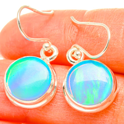 Aura Opal Earrings handcrafted by Ana Silver Co - EARR426415