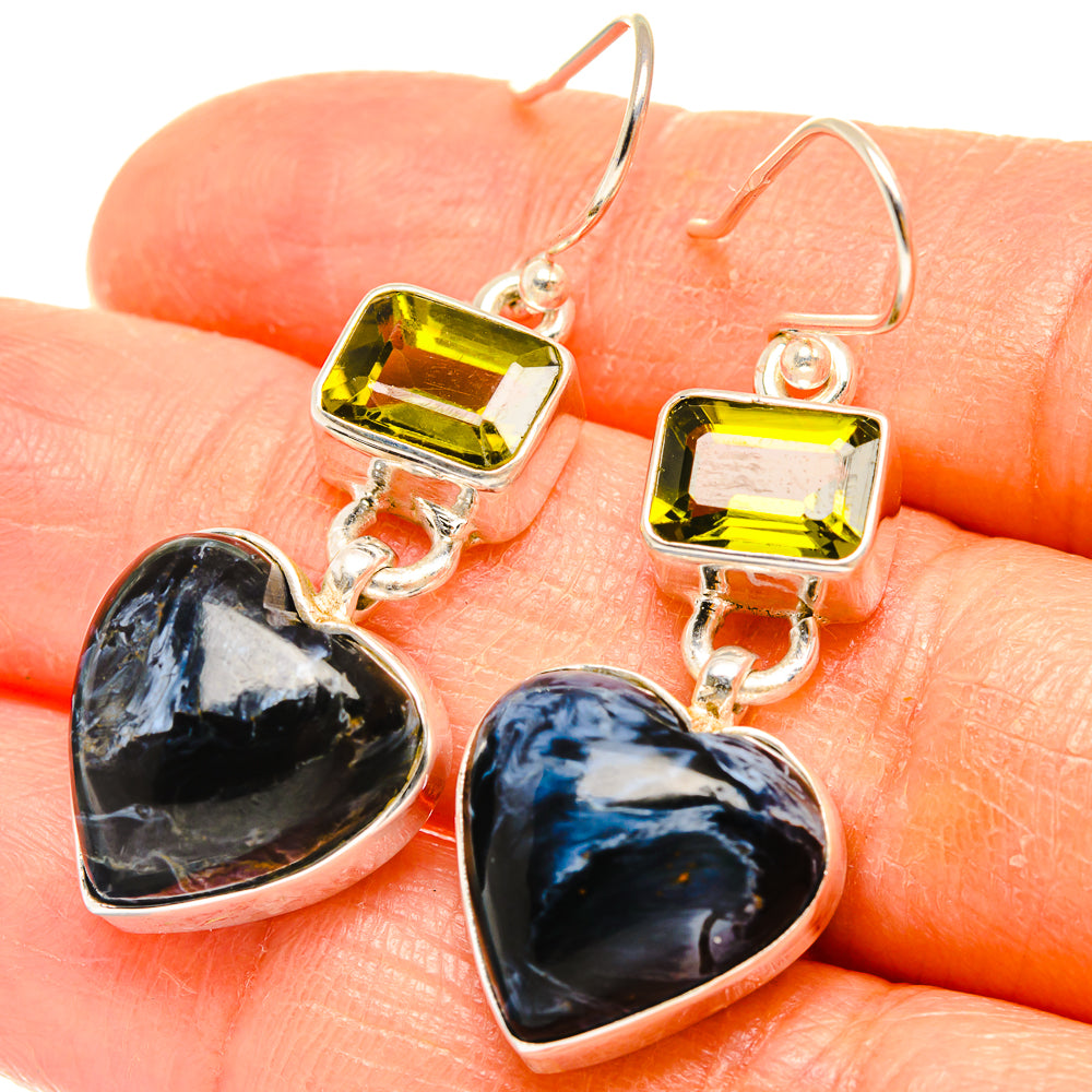 Pietersite Earrings handcrafted by Ana Silver Co - EARR426421