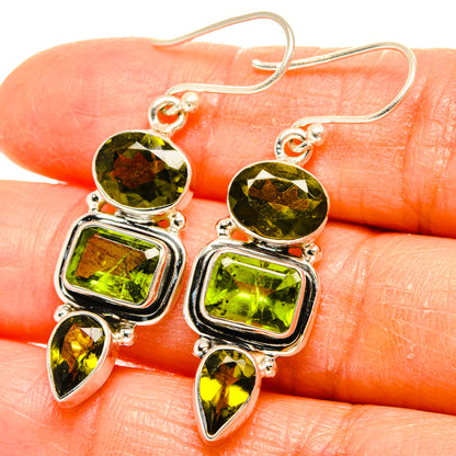 Peridot Earrings handcrafted by Ana Silver Co - EARR426431