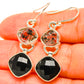 Black Onyx Earrings handcrafted by Ana Silver Co - EARR426441