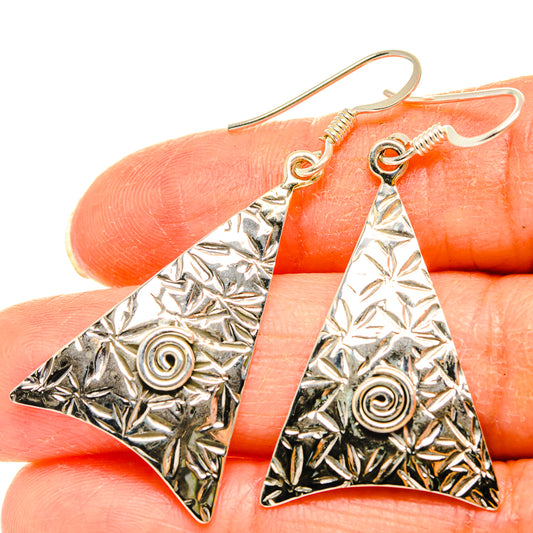 Engraved Earrings handcrafted by Ana Silver Co - EARR426444