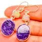Charoite Earrings handcrafted by Ana Silver Co - EARR426446