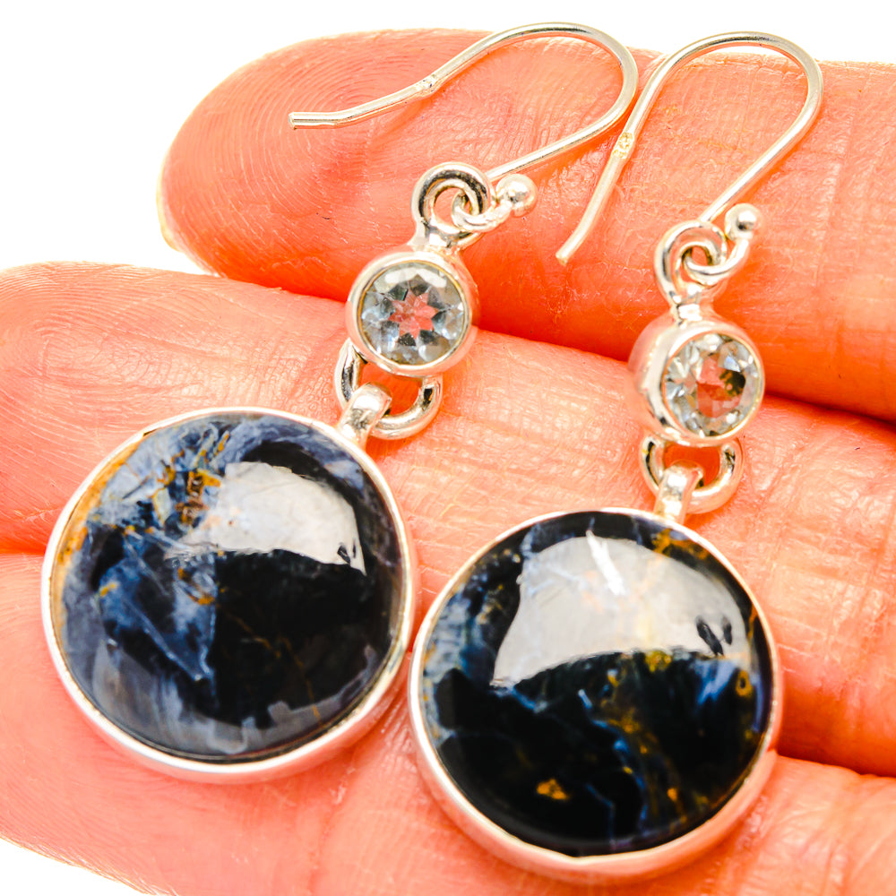 Pietersite Earrings handcrafted by Ana Silver Co - EARR426456