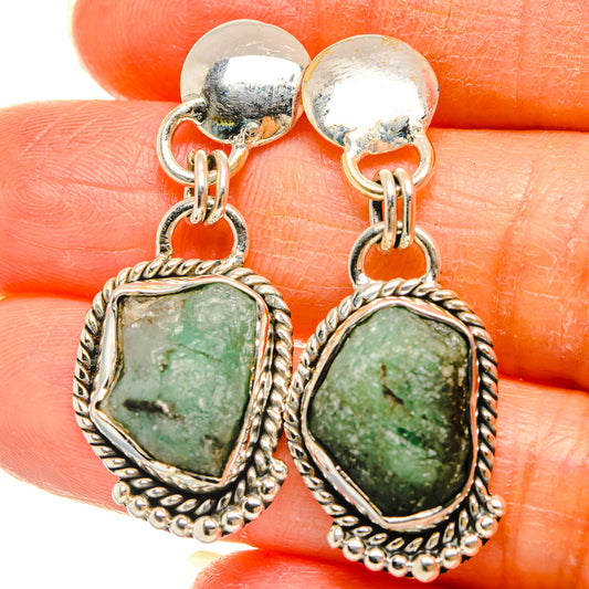 Variscite Earrings handcrafted by Ana Silver Co - EARR426458