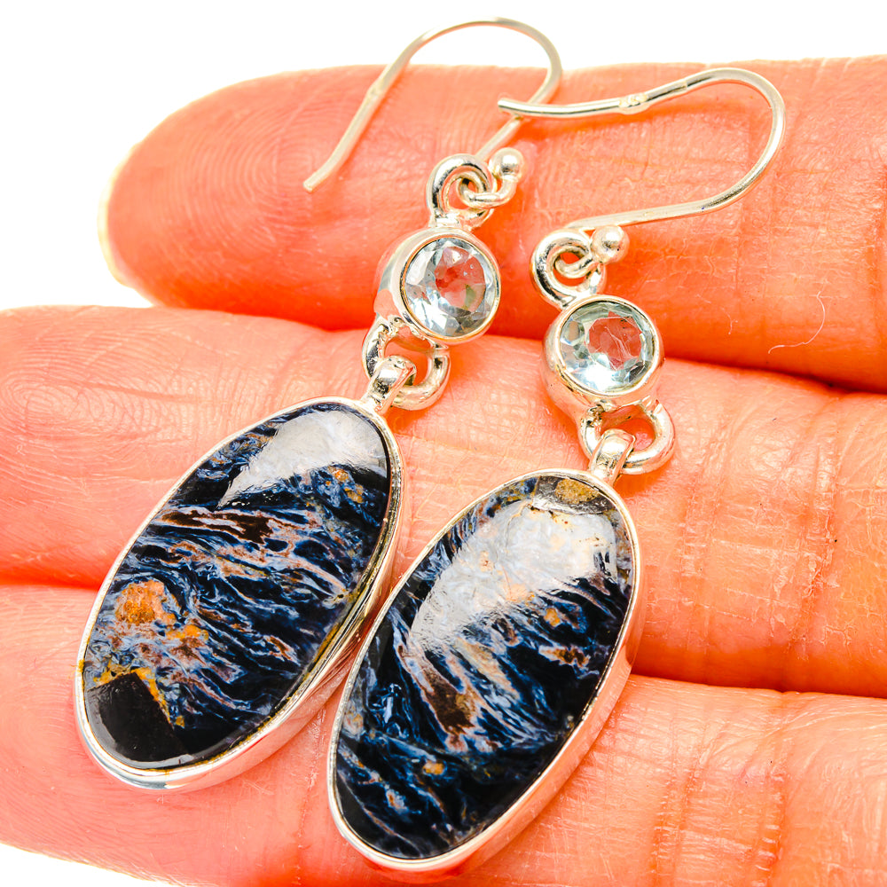 Pietersite Earrings handcrafted by Ana Silver Co - EARR426462