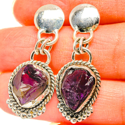 Amethyst Earrings handcrafted by Ana Silver Co - EARR426464