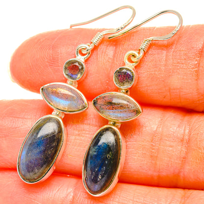 Labradorite Earrings handcrafted by Ana Silver Co - EARR426470