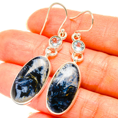 Pietersite Earrings handcrafted by Ana Silver Co - EARR426474