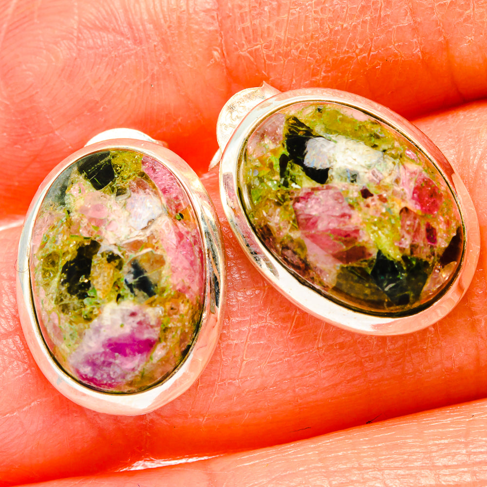 Tourmaline Earrings handcrafted by Ana Silver Co - EARR426492