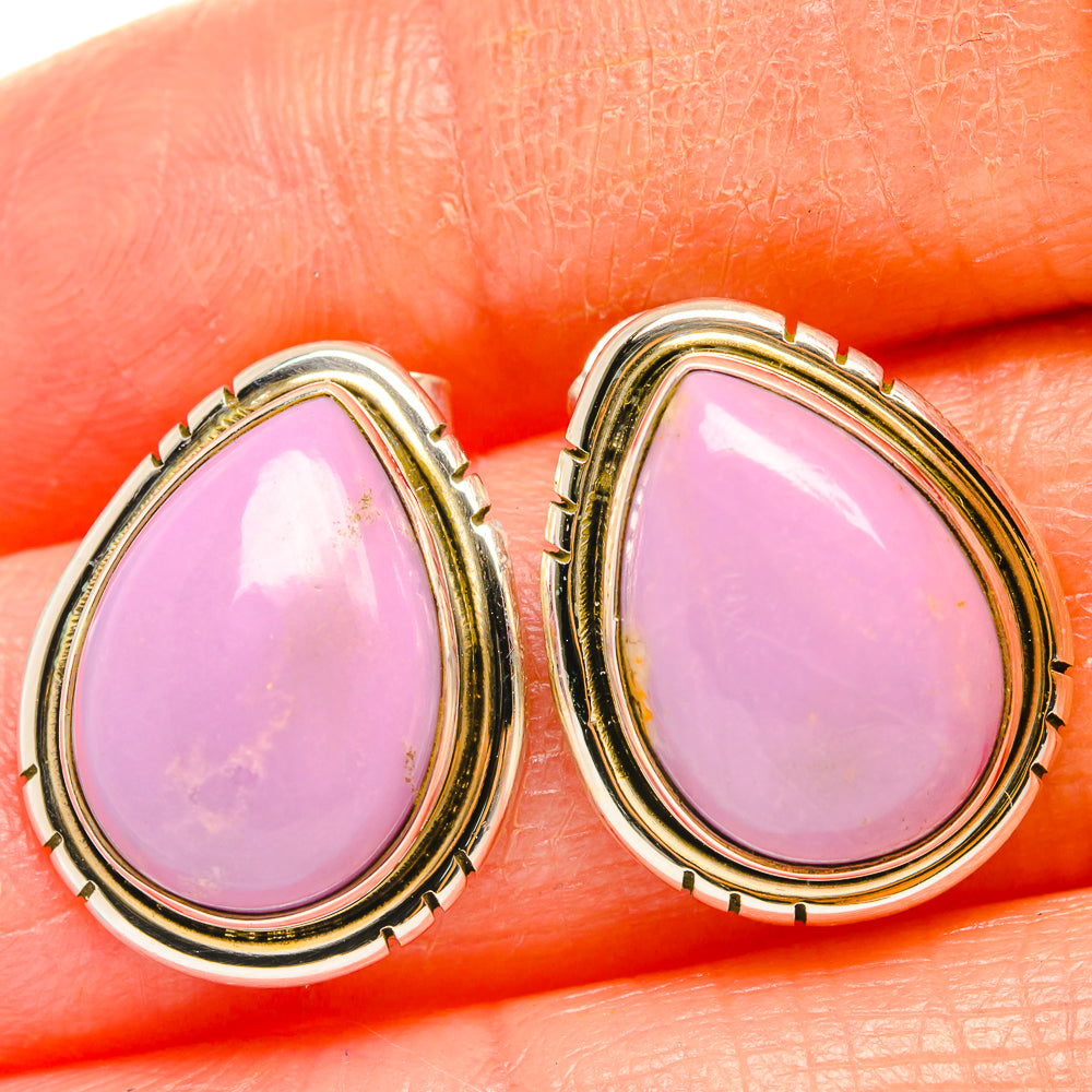 Phosphosiderite Earrings handcrafted by Ana Silver Co - EARR426493