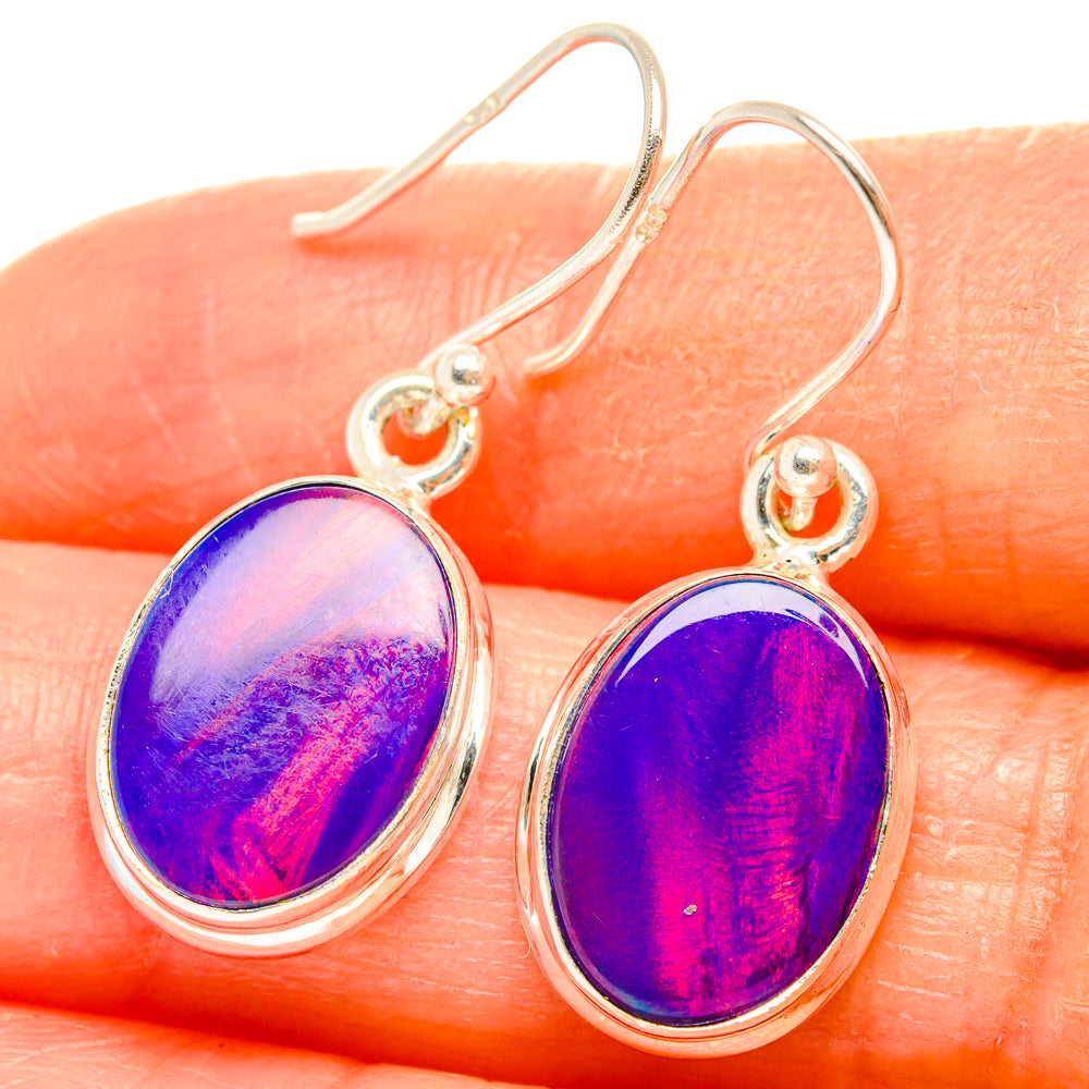 Aura Opal Earrings handcrafted by Ana Silver Co - EARR426496