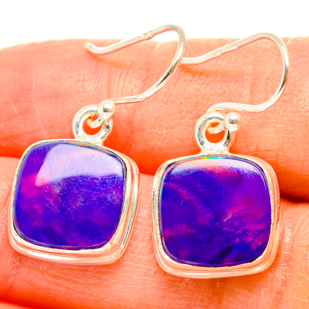 Aura Opal Earrings handcrafted by Ana Silver Co - EARR426499
