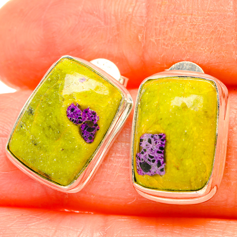 Atlantisite Earrings handcrafted by Ana Silver Co - EARR426502