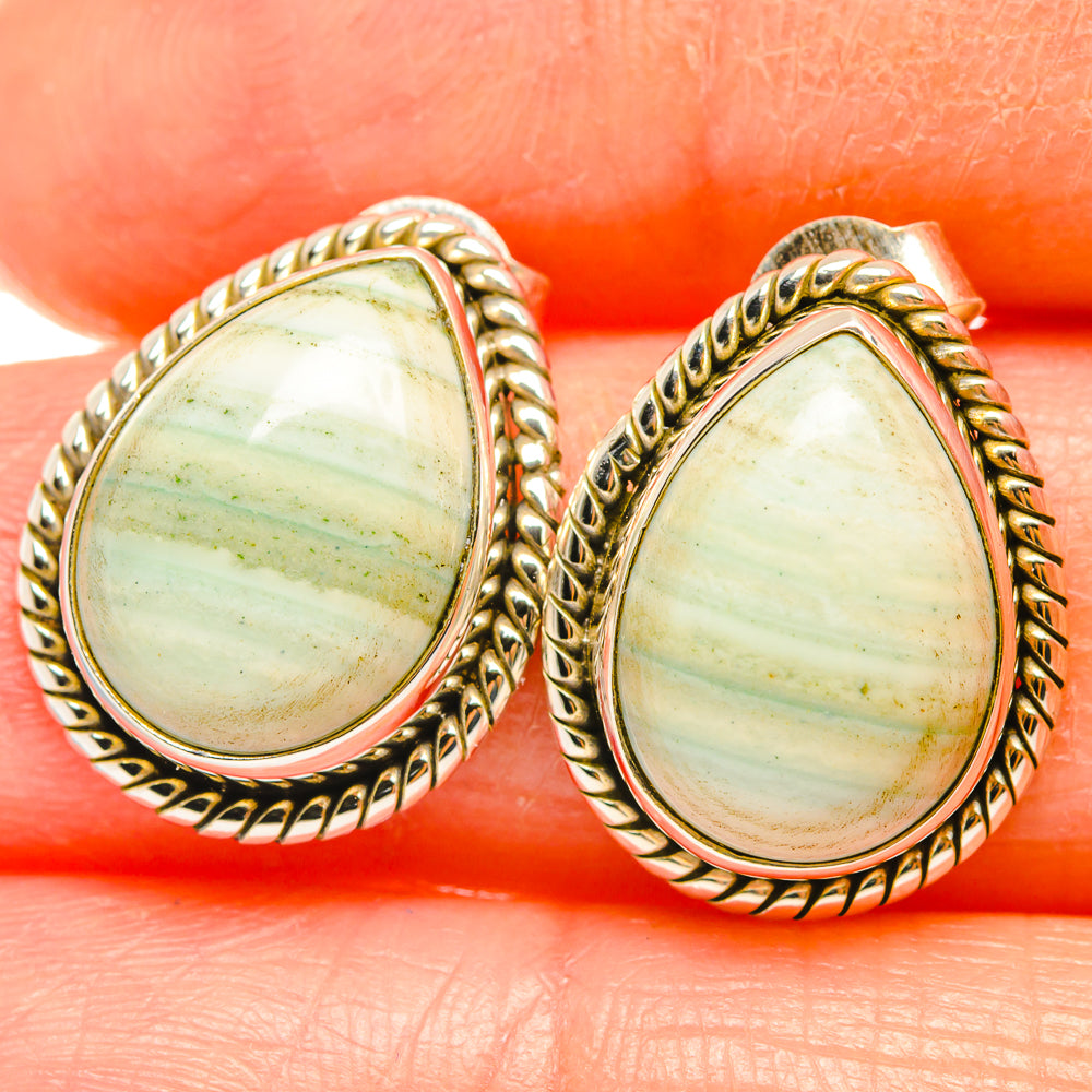 Ocean Jasper Earrings handcrafted by Ana Silver Co - EARR426506