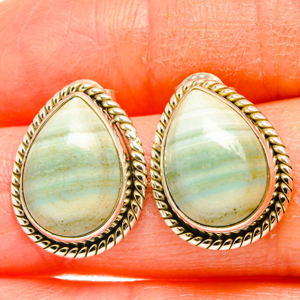 Ocean Jasper Earrings handcrafted by Ana Silver Co - EARR426507