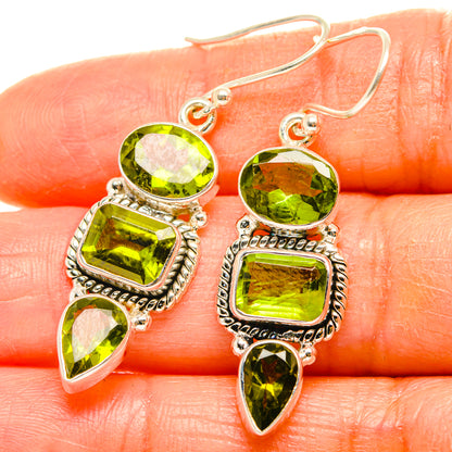 Peridot Earrings handcrafted by Ana Silver Co - EARR426511