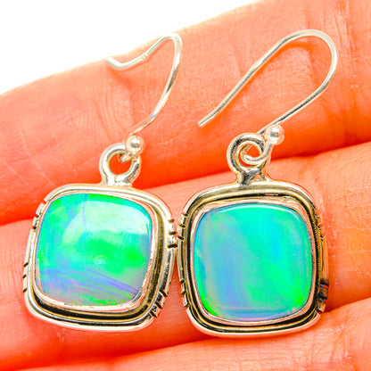 Aura Opal Earrings handcrafted by Ana Silver Co - EARR426521