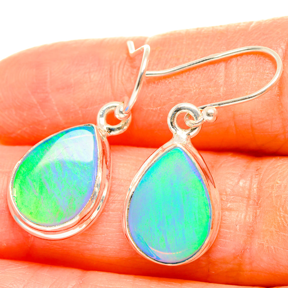 Aura Opal Earrings handcrafted by Ana Silver Co - EARR426522