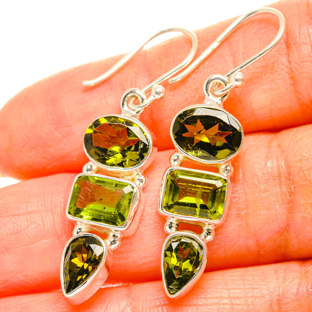 Peridot Earrings handcrafted by Ana Silver Co - EARR426523