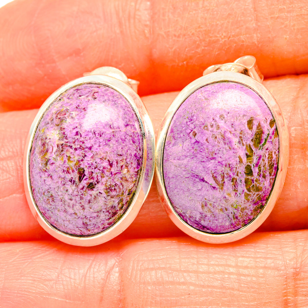 Stichtite Earrings handcrafted by Ana Silver Co - EARR426526