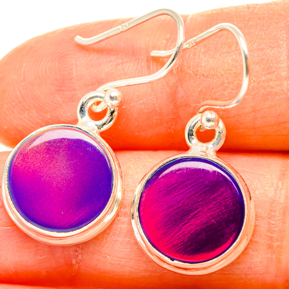 Aura Opal Earrings handcrafted by Ana Silver Co - EARR426536