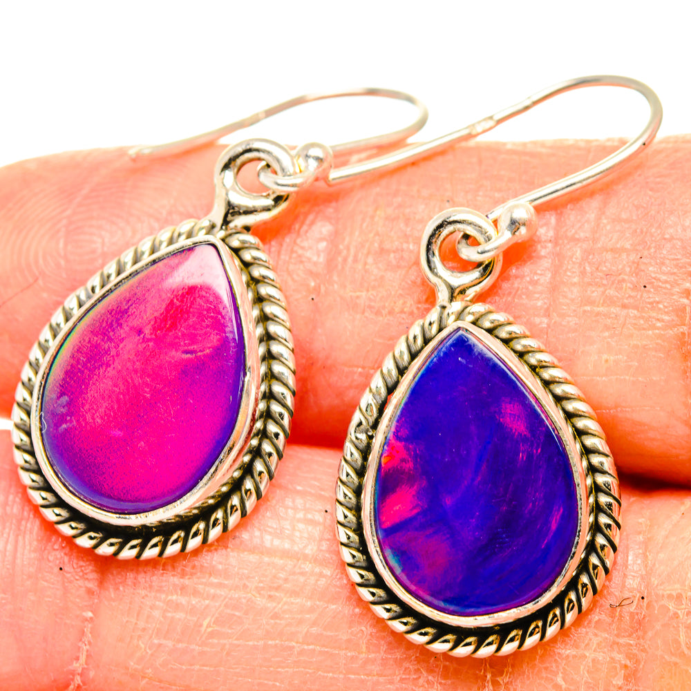 Aura Opal Earrings handcrafted by Ana Silver Co - EARR426542