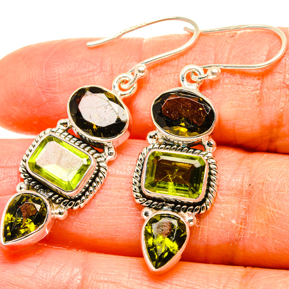 Peridot Earrings handcrafted by Ana Silver Co - EARR426545