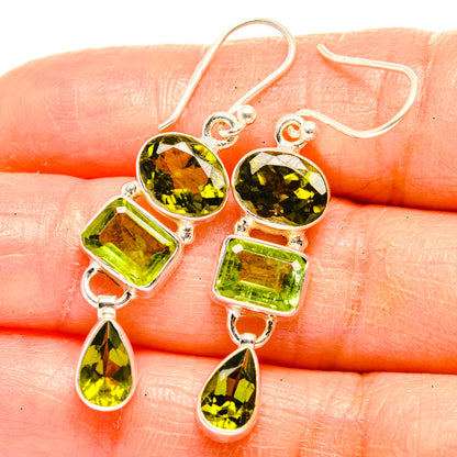 Peridot Earrings handcrafted by Ana Silver Co - EARR426549