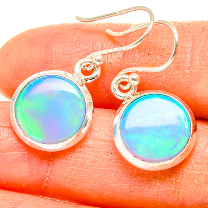 Aura Opal Earrings handcrafted by Ana Silver Co - EARR426553