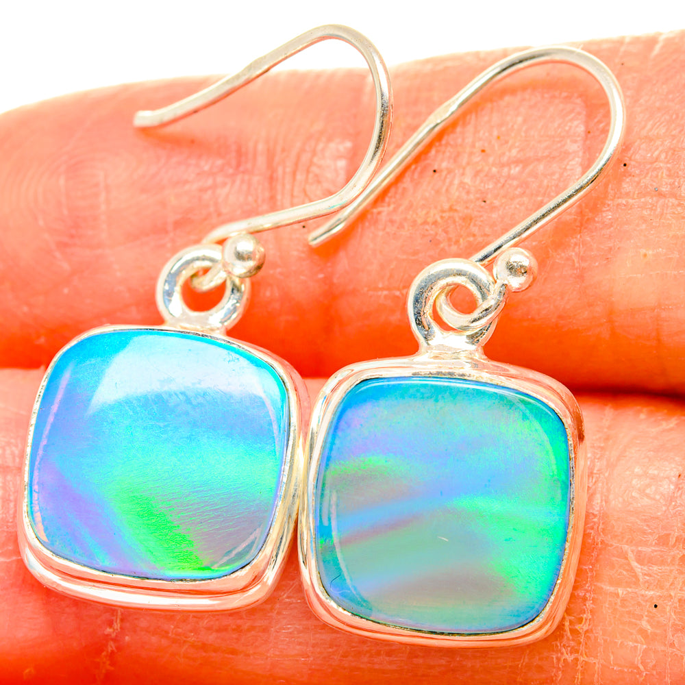 Aura Opal Earrings handcrafted by Ana Silver Co - EARR426557