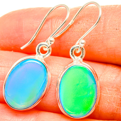 Aura Opal Earrings handcrafted by Ana Silver Co - EARR426563