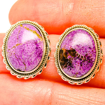 Stichtite Earrings handcrafted by Ana Silver Co - EARR426564