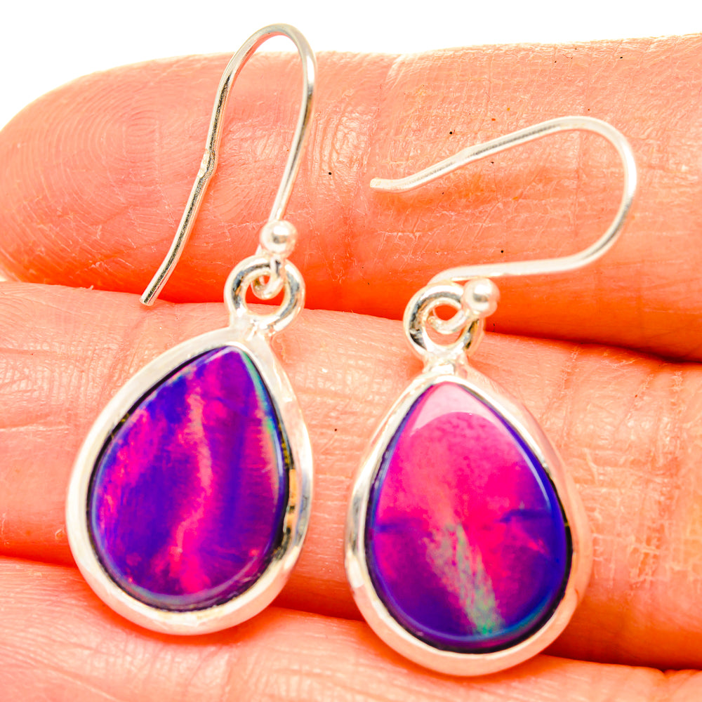 Aura Opal Earrings handcrafted by Ana Silver Co - EARR426566