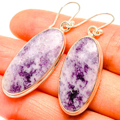 Lepidolite Earrings handcrafted by Ana Silver Co - EARR426567