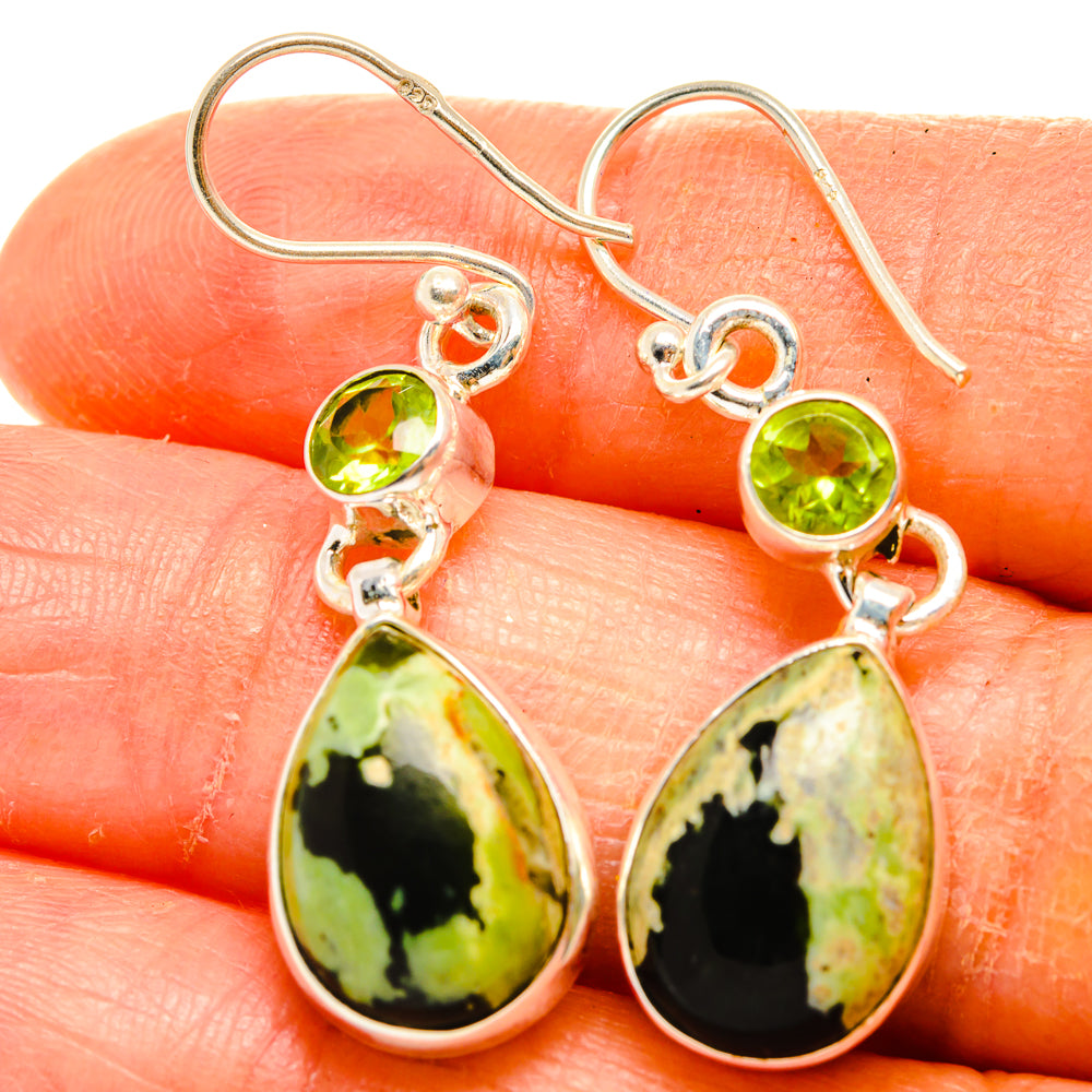 Rainforest Opal Earrings handcrafted by Ana Silver Co - EARR426568